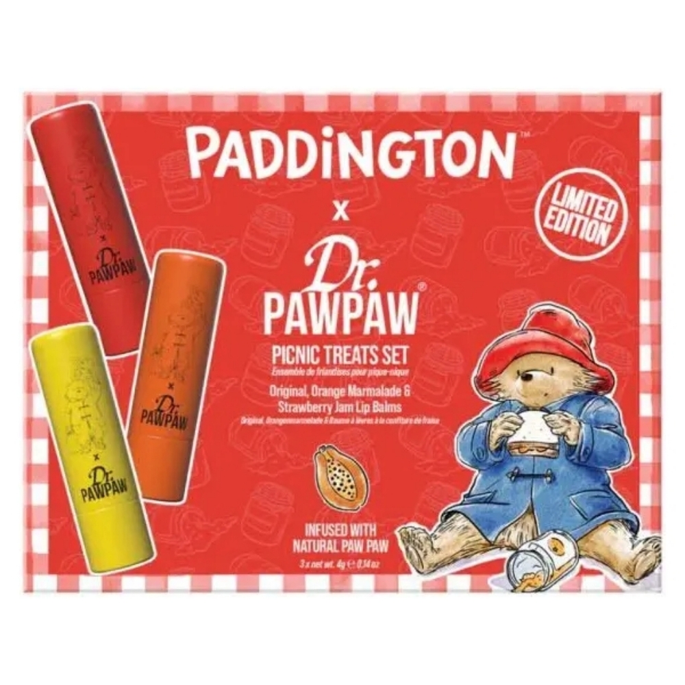 Limited Edition Paddington Lip Balms Set By Dr. PAWPAW